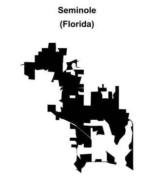 Seminole (Florida) boş ana hat haritası