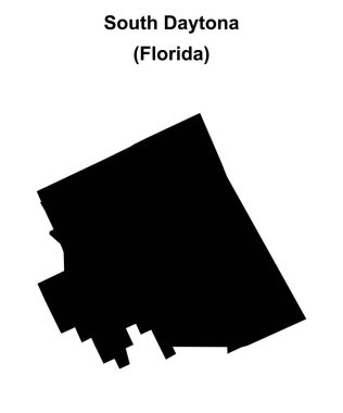 Güney Daytona (Florida) boş ana hat haritası