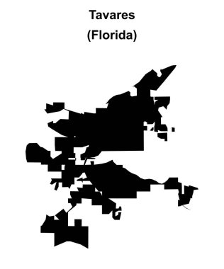 Tavares (Florida) boş ana hat haritası