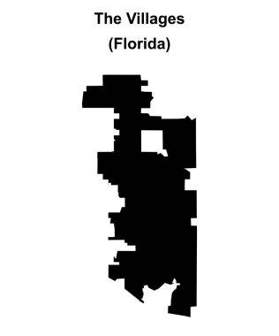 Köyler (Florida) boş ana hat haritası