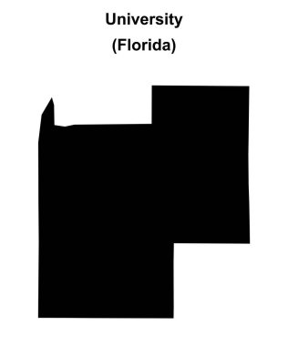 Üniversite (Florida) boş ana hat haritası
