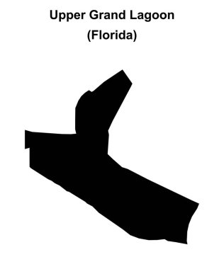 Üst Büyük Göl (Florida) boş ana hat haritası