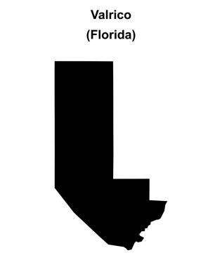 Valrico (Florida) boş ana hat haritası