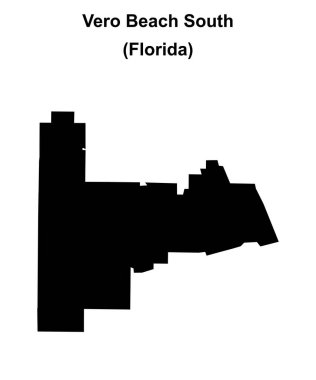 Vero Sahili Güney (Florida) boş ana hat haritası