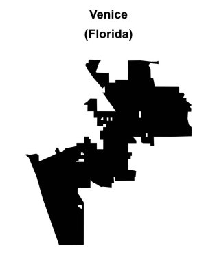 Venedik (Florida) boş ana hat haritası