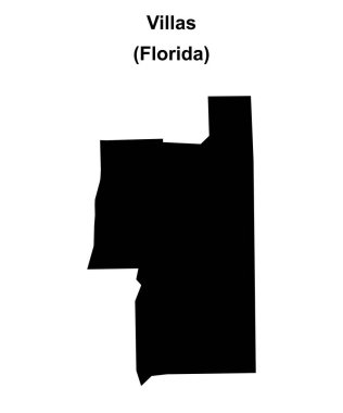 Villas (Florida) boş ana hat haritası