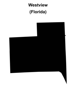 Westview (Florida) boş ana hat haritası