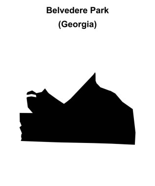 Belvedere Parkı (Gürcistan) boş ana hat haritası