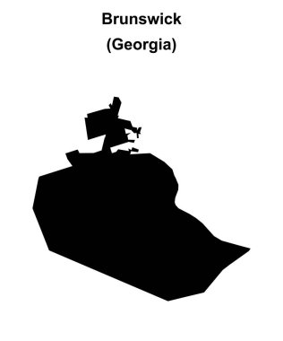 Brunswick (Gürcistan) boş ana hat haritası