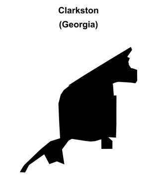 Clarkston (Gürcistan) boş ana hat haritası