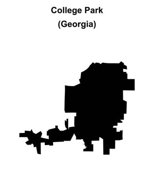 College Park (Gürcistan) boş ana hat haritası