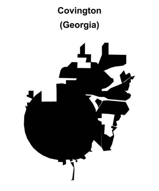 Covington (Gürcistan) boş ana hat haritası