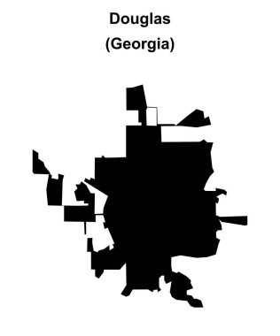Douglas (Gürcistan) boş ana hat haritası