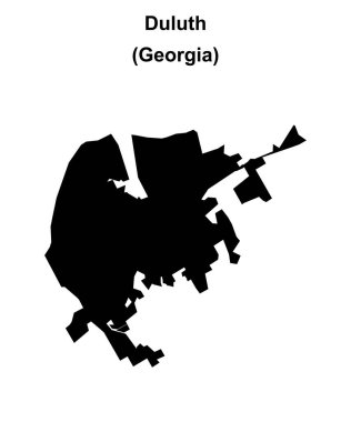Duluth (Gürcistan) boş ana hat haritası