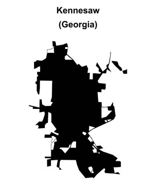 Kennesaw (Gürcistan) boş ana hat haritası