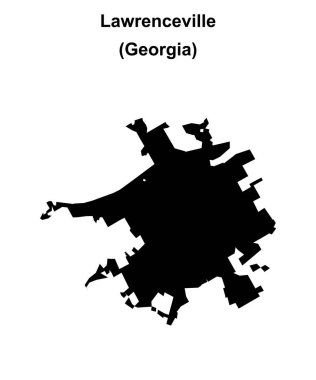 Lawrenceville (Gürcistan) boş ana hat haritası