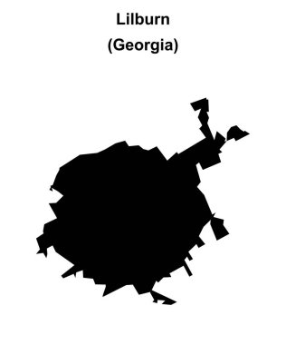 Lilburn (Gürcistan) boş ana hat haritası