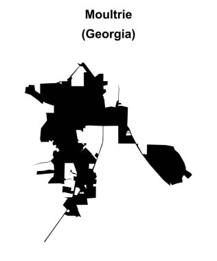 Moultrie (Gürcistan) boş ana hat haritası