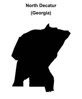 Kuzey Decatur (Gürcistan) boş ana hat haritası