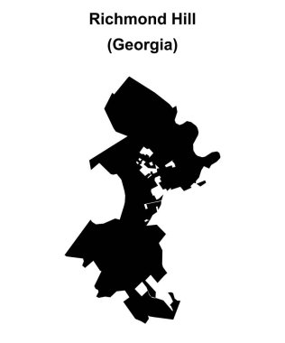Richmond Hill (Gürcistan) boş ana hat haritası