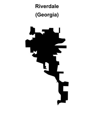 Riverdale (Georgia) boş ana hat haritası