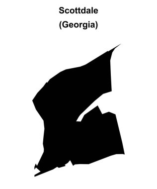 Scottdale (Gürcistan) boş ana hat haritası