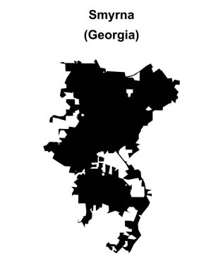 İzmir (Gürcistan) boş ana hat haritası
