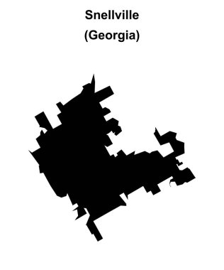 Snellville (Gürcistan) boş ana hat haritası