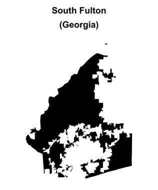Güney Fulton (Gürcistan) boş ana hat haritası