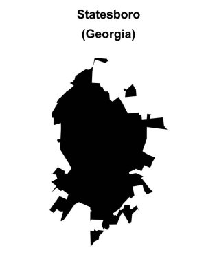 Statesboro (Gürcistan) boş ana hat haritası