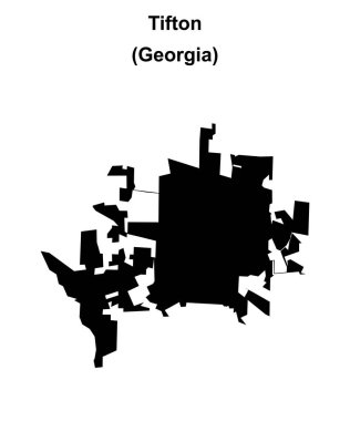 Tifton (Gürcistan) boş ana hat haritası