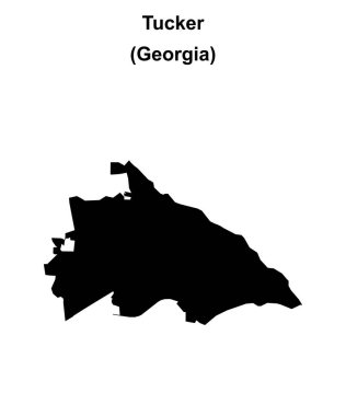 Tucker (Gürcistan) boş ana hat haritası