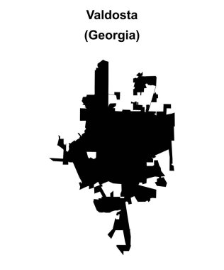 Valdosta (Gürcistan) boş ana hat haritası