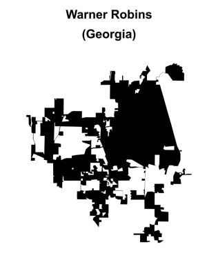 Warner Robins (Gürcistan) boş ana hat haritası