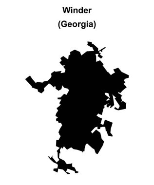 Winder (Gürcistan) boş ana hat haritası