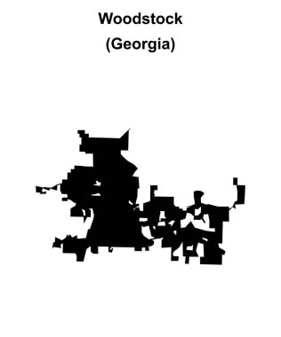 Woodstock (Gürcistan) boş ana hat haritası