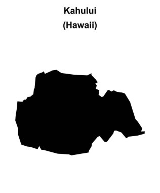 Kahului (Hawaii) boş ana hat haritası