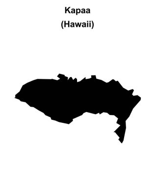 Kapaa (Hawaii) boş ana hat haritası