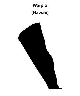 Waipio (Hawaii) boş ana hat haritası