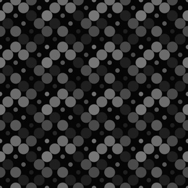 Soyut siyah-beyaz daire şablonu arka planı - gri vektör tasarımı