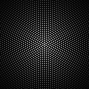 Geometrik soyut yarım ton kare arkaplan tasarımı