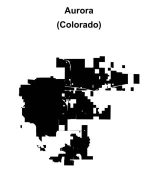 Aurora (Colorado) boş ana hat haritası