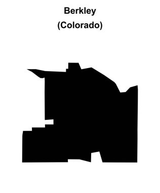 Berkley (Colorado) boş ana hat haritası
