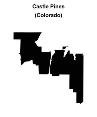 Castle Pines (Colorado) boş ana hat haritası
