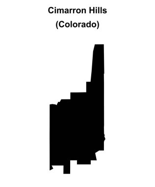 Cimarron Hills (Colorado) boş ana hat haritası