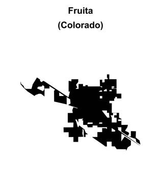 Fruita (Colorado) boş ana hat haritası