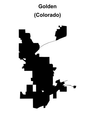 Altın (Colorado) boş ana hat haritası