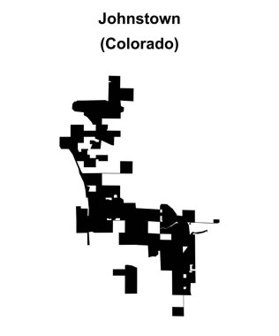 Johnstown (Colorado) boş ana hat haritası