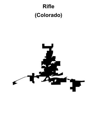 Tüfek (Colorado) boş ana hat haritası