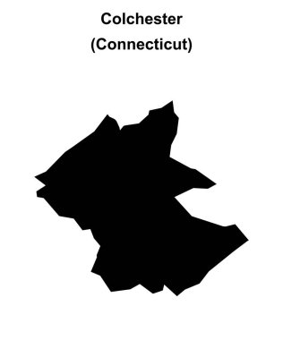 Colchester (Connecticut) boş ana hat haritası